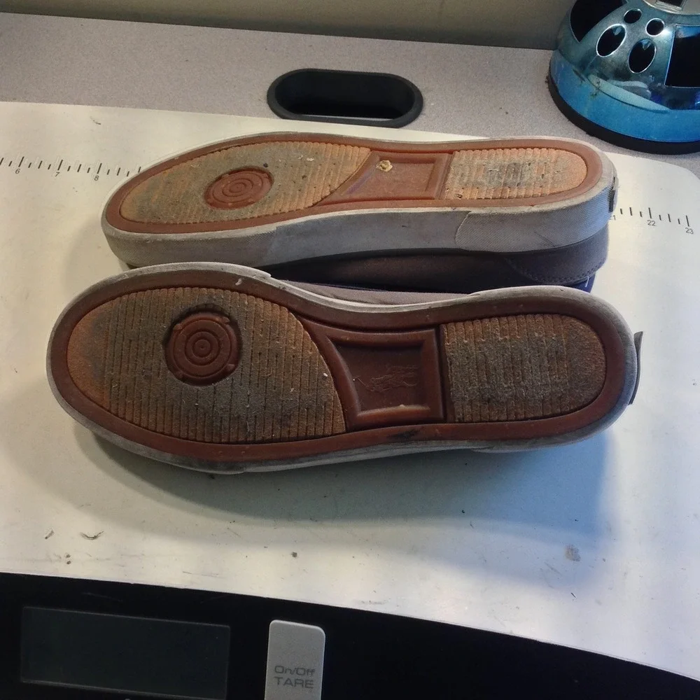 Polo Ralph Lauren Lander Men's Size 9.5 Gray Blue Boat Shoe Asking price: $35
